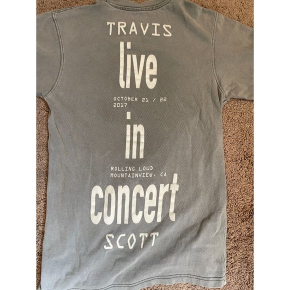 Vintage Rare 2017 Travis Scott Rolling Loud T Shirt Concert Astroworld Weed - Picture 4 of 4